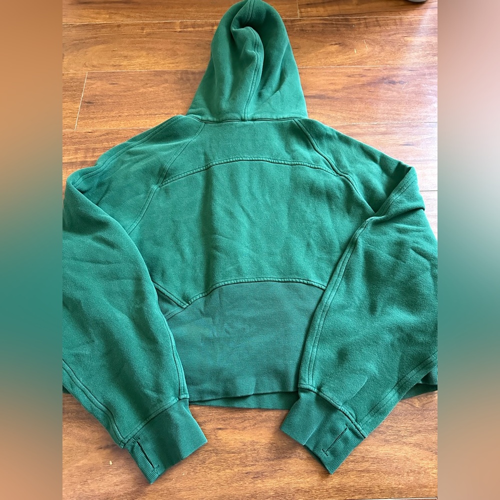 Women’s Lululemon Oversized Half Zip Hoodie in Evergreen. Size XL/XXL. - Picture 2 of 3